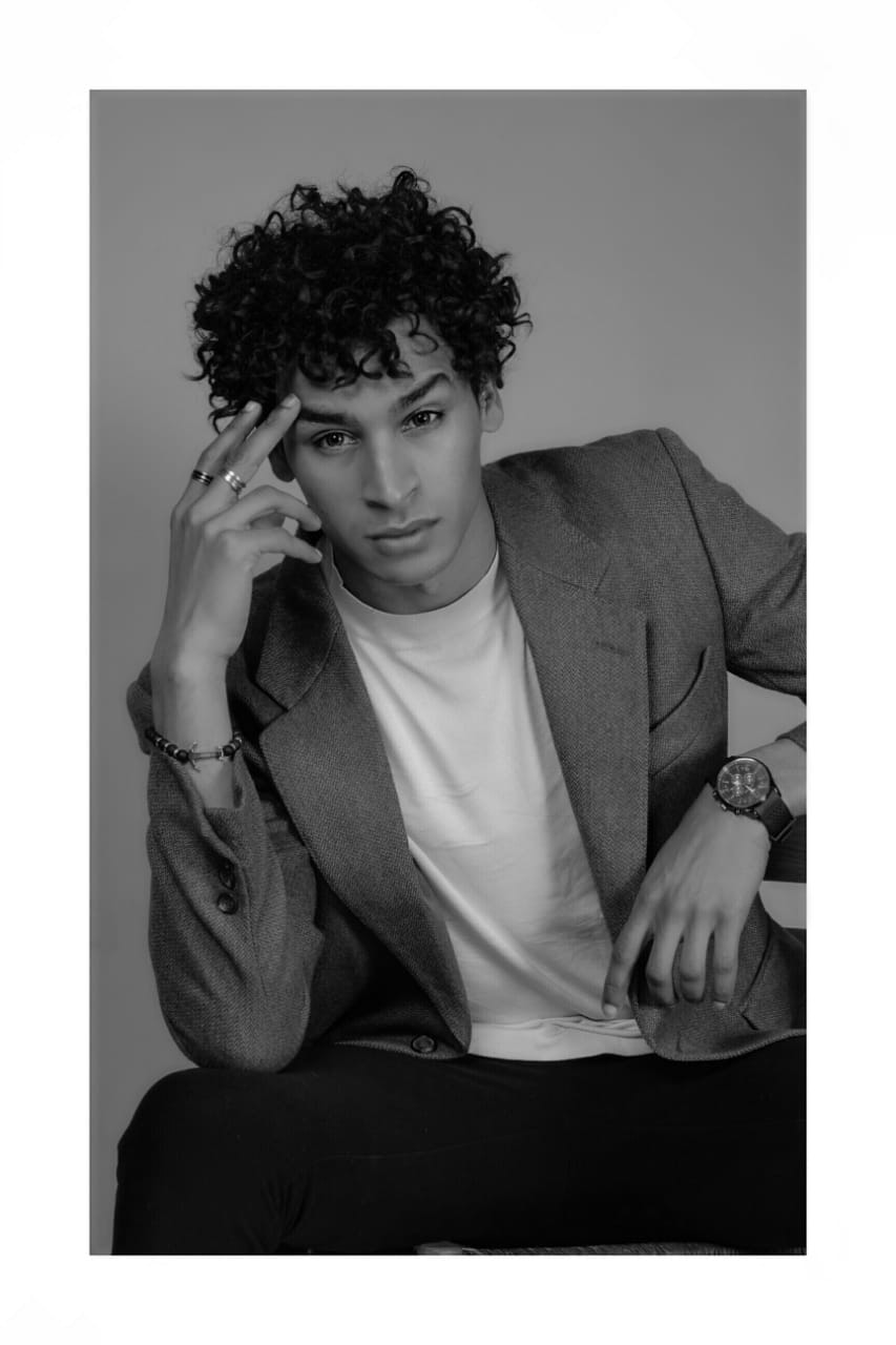 Achraf Taoussi — blazer studio portrait